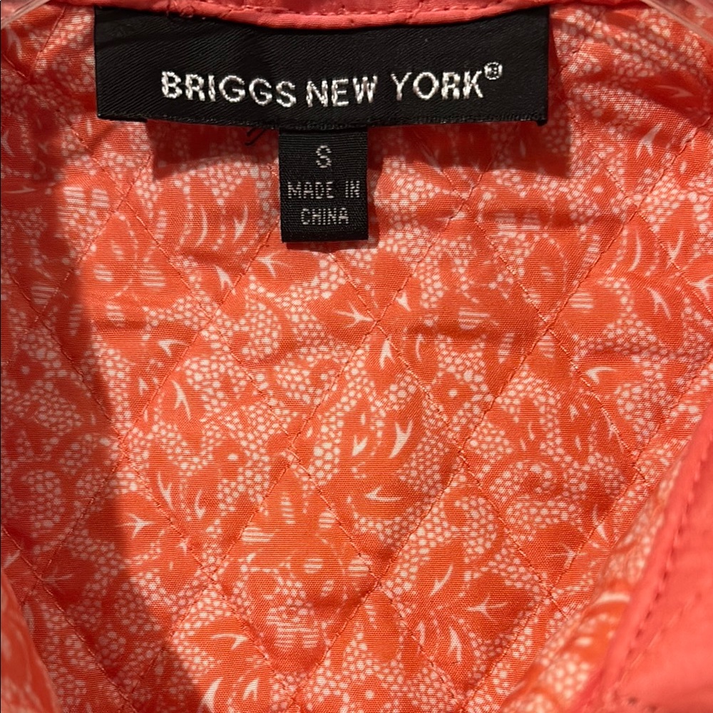 Briggs New York Coral Quilted Snap-Front Jacket - Picture 2 of 6